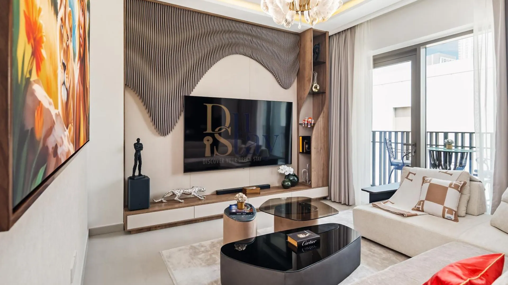 Apartment Lagoon Charm Luxurious Waterfront Living Dubai United Arab Emirates