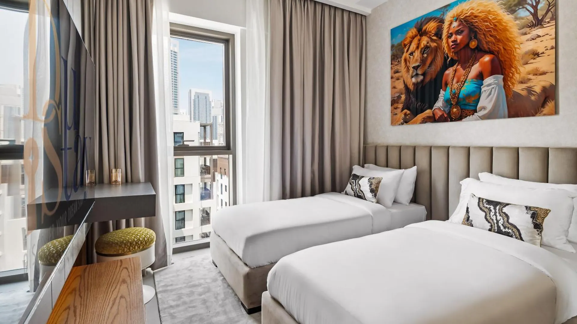 Apartment Lagoon Charm Luxurious Waterfront Living Dubai